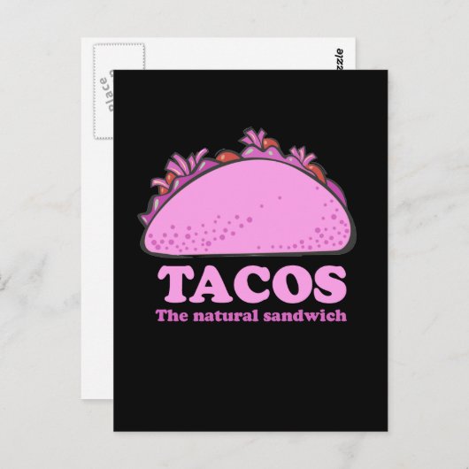 PINKTACOS BRIEFKAART (Voorkant / Achterkant)