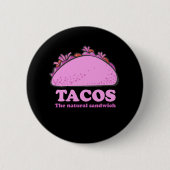 PINKTACOS RONDE BUTTON 5,7 CM (Voorkant)