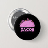 PINKTACOS RONDE BUTTON 5,7 CM (Voorkant /achterkant)