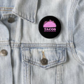 PINKTACOS RONDE BUTTON 5,7 CM (In situ)
