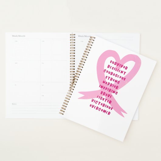 Pinktober Bewustzijn voor borstkanker Planner (Display)