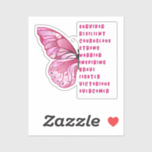 Pinktober borstkankerbewustzijn Sticker