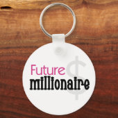 PINKTOEKOMSTIGE MILLIONAIRE SLEUTELHANGER (Voorkant)