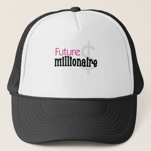 PINKTOEKOMSTIGE MILLIONAIRE TRUCKER PET (Voorkant)