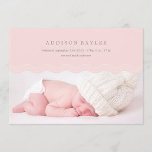 PINKWAVES   GEBOORTEAANKONDIGING AANKONDIGING