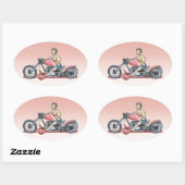 Pinky 614 ovale sticker (Vel)