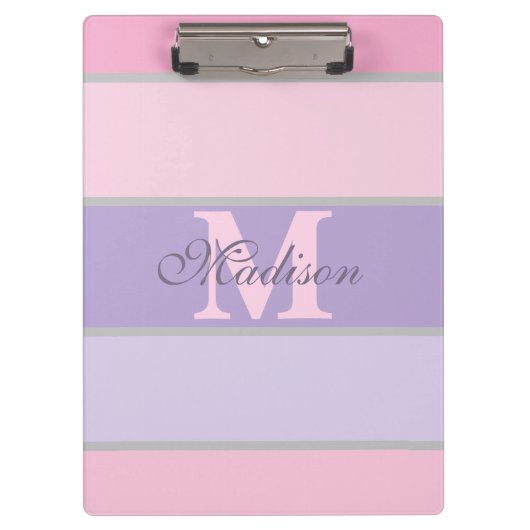 pinky and purple pastel iPhone / iPad case Klembord (Voorkant)