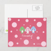 Pinky Bunny en Friends Briefkaart (Voorkant / Achterkant)