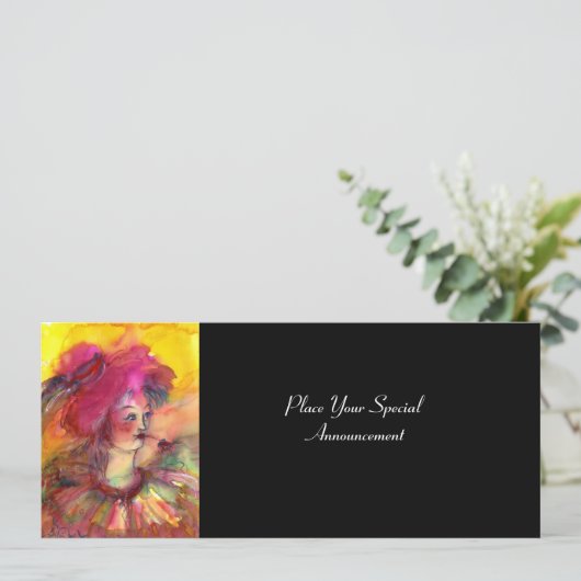 PINKY CLOWN AANKONDIGING (Staand voorkant)