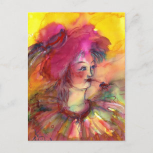 PINKY CLOWN BRIEFKAART