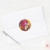 PINKY CLOWN RONDE STICKER (Envelop)
