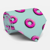 Pinky Donut - kleurrijke spikkels 1 Stropdas (Opgerold)