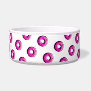Pinky Donut - kleurrijke spikkels 1 Voerbakje