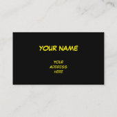 Pinky Donut met kleurrijke sproinkles en jouw idee Visitekaartje (Achterkant)