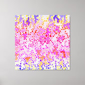 Pinky Doodle Stretched Canvas Print (Voorkant)