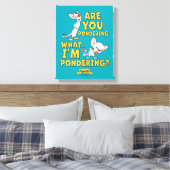Pinky en Brain | Denk je na? Canvas Afdruk (Insitu (Slaapkamer))