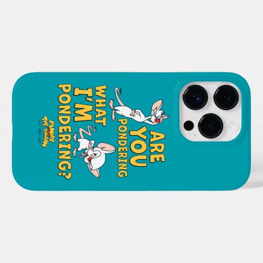 Pinky en Brain | Denk je na? Case-Mate iPhone Case (Achterkant (horizontaal))