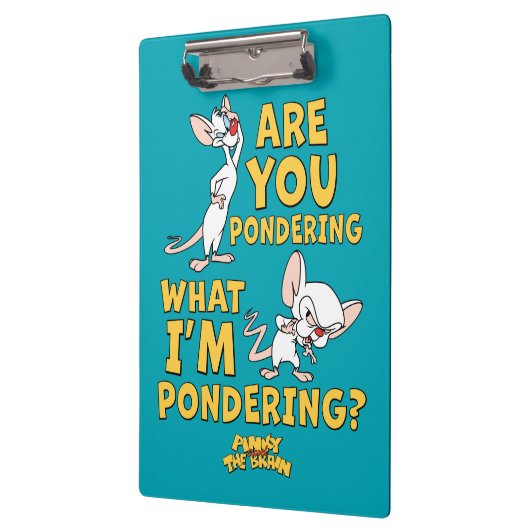 Pinky en Brain | Denk je na? Klembord (Links)