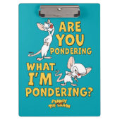 Pinky en Brain | Denk je na? Klembord (Voorkant)