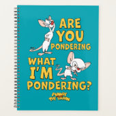 Pinky en Brain | Denk je na? Planner (Voorkant)