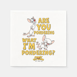 Pinky en Brain   Denk je na? Servet