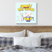 Pinky en Brain | Laboratoriumwetenschap Canvas Afdruk (Insitu (Slaapkamer))