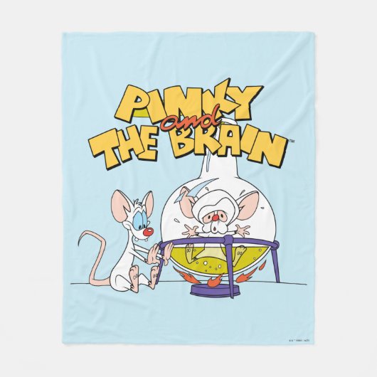 Pinky en Brain | Laboratoriumwetenschap Fleece Deken (Voorkant)