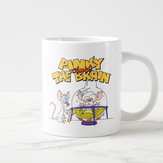 Pinky en Brain | Laboratoriumwetenschap Grote Koffiekop (Rechts)