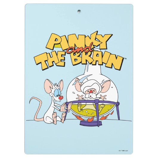 Pinky en Brain | Laboratoriumwetenschap Klembord (Achterkant)