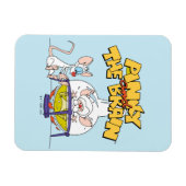 Pinky en Brain | Laboratoriumwetenschap Magneet (Horizontaal)