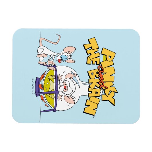 Pinky en Brain | Laboratoriumwetenschap Magneet (Horizontaal)