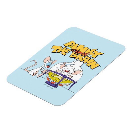 Pinky en Brain | Laboratoriumwetenschap Magneet (Linkerzijde)