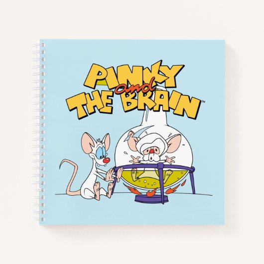 Pinky en Brain | Laboratoriumwetenschap Notitieboek (Voorkant)