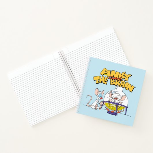 Pinky en Brain | Laboratoriumwetenschap Notitieboek (Binnen)