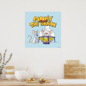Pinky en Brain | Laboratoriumwetenschap Poster (Keuken)