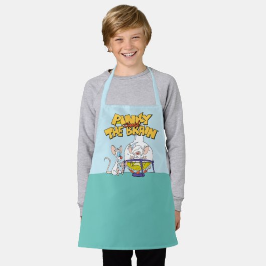 Pinky en Brain | Laboratoriumwetenschap Schort (Gedragen)