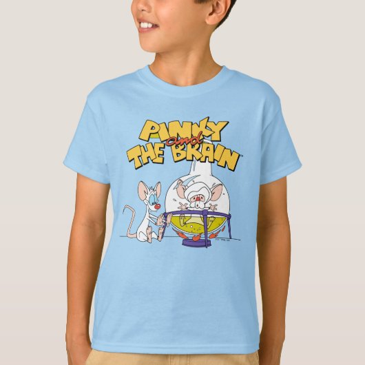 Pinky en Brain | Laboratoriumwetenschap T-shirt (Voorkant)