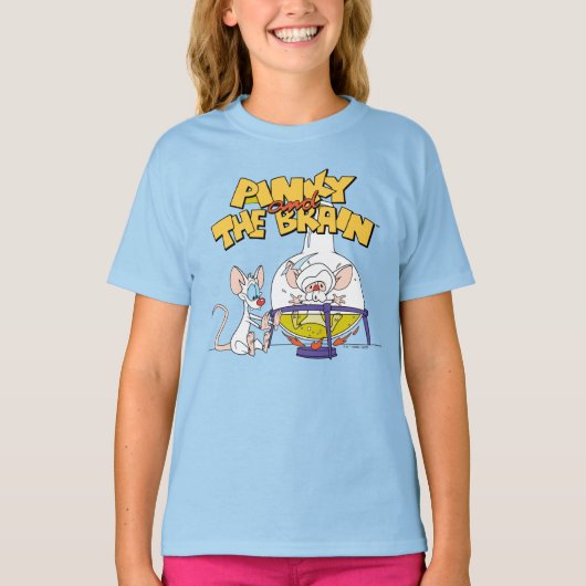 Pinky en Brain | Laboratoriumwetenschap T-shirt (Voorkant)