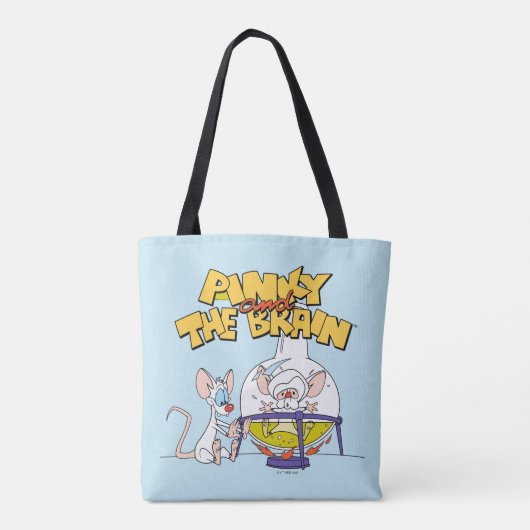 Pinky en Brain | Laboratoriumwetenschap Tote Bag (Achterkant)