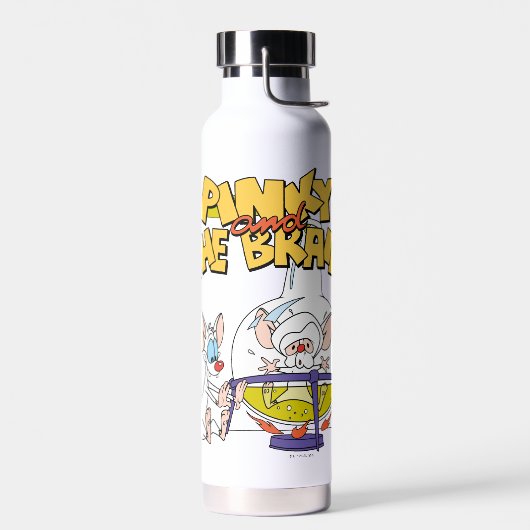 Pinky en Brain | Laboratoriumwetenschap Waterfles (Links)