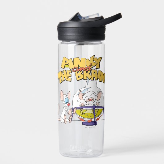 Pinky en Brain | Laboratoriumwetenschap Waterfles (Links)