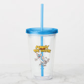 Pinky en Brain | LOGO SHOW Acryl Drinkbeker (Voorkant)