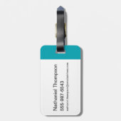 Pinky en Brain | LOGO SHOW Bagagelabel (Achterkant verticaal)