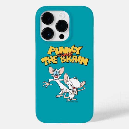 Pinky en Brain | LOGO SHOW Case-Mate iPhone Case (Achterkant)