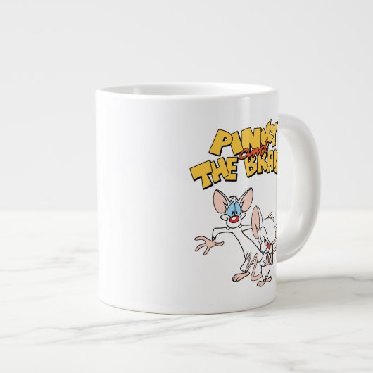 Pinky en Brain | LOGO SHOW Grote Koffiekop (Voorkant rechts)
