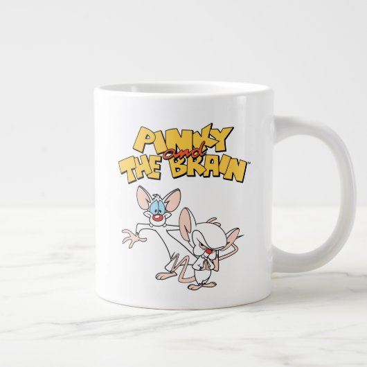 Pinky en Brain | LOGO SHOW Grote Koffiekop (Rechts)