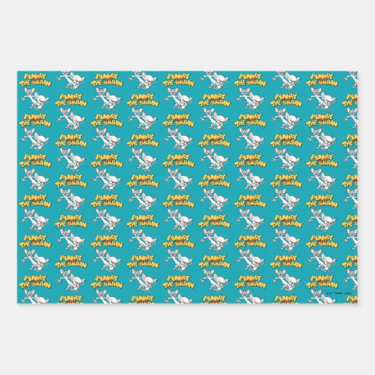 Pinky en Brain | LOGO SHOW Inpakpapier Vel (Voorkant)