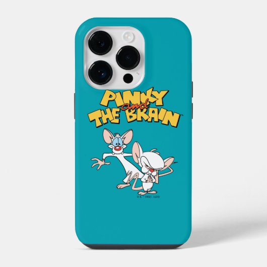 Pinky en Brain | LOGO SHOW iPhone Hoesje (Achterkant)