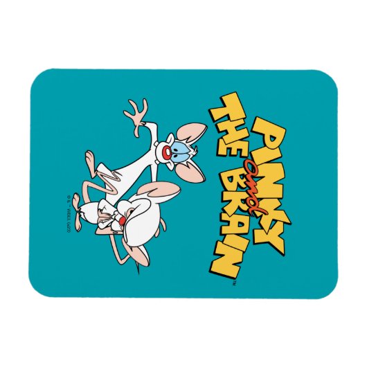 Pinky en Brain | LOGO SHOW Magneet (Horizontaal)