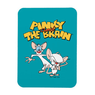 Pinky en Brain   LOGO SHOW Magneet